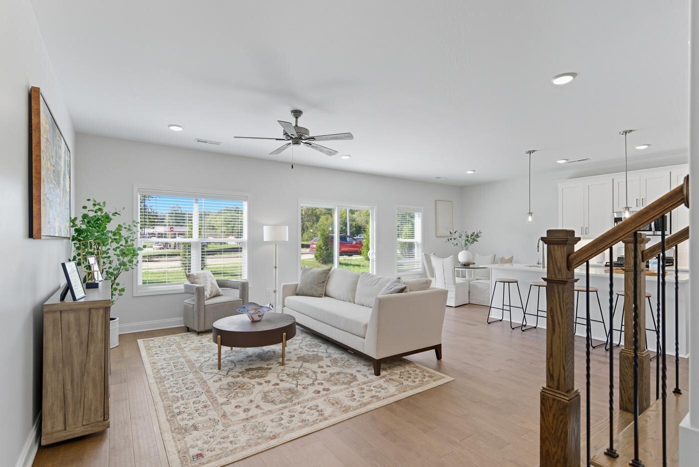 Poplar Creek new construction townhomes exterior in Oak Ridge, TN