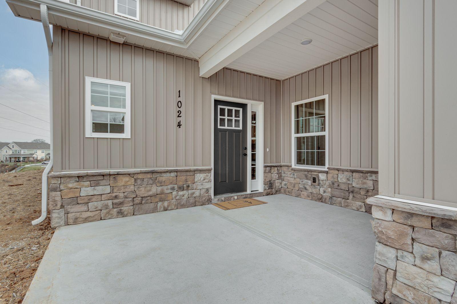 Preston Park new construction townhomes exterior in Maryville, TN