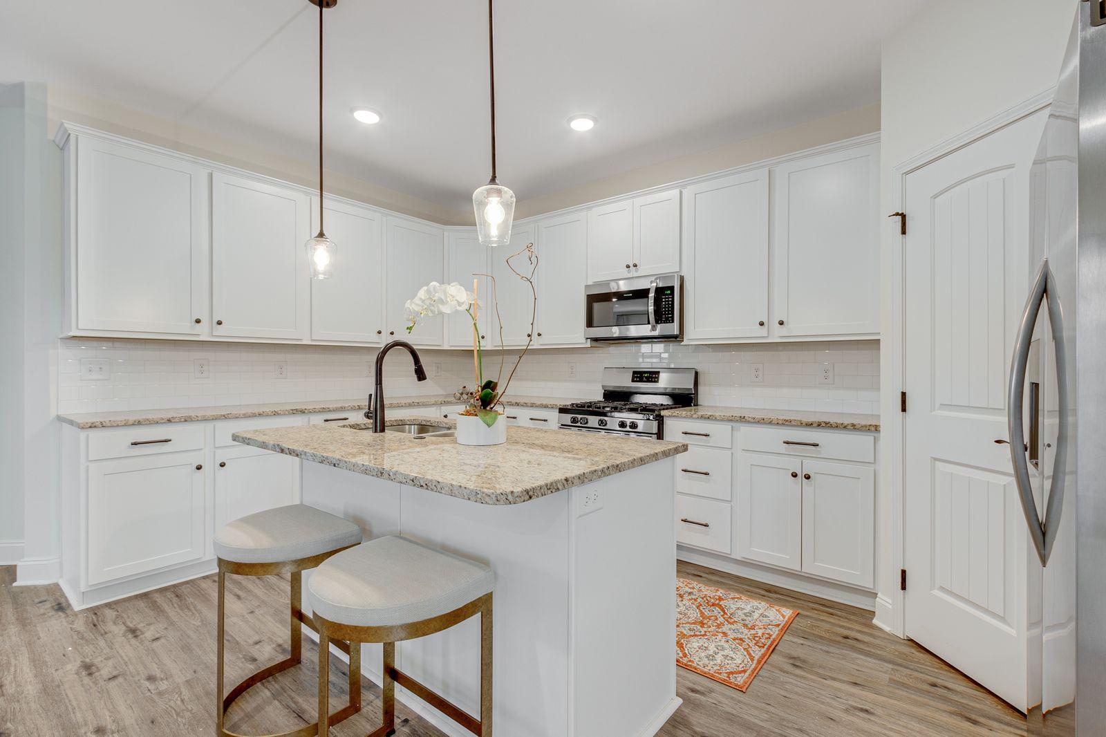 Preston Park interior living space with modern finishes in Maryville, TN