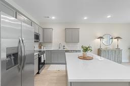 Snowmass Townhomes Kitchen Gray Cabinetry