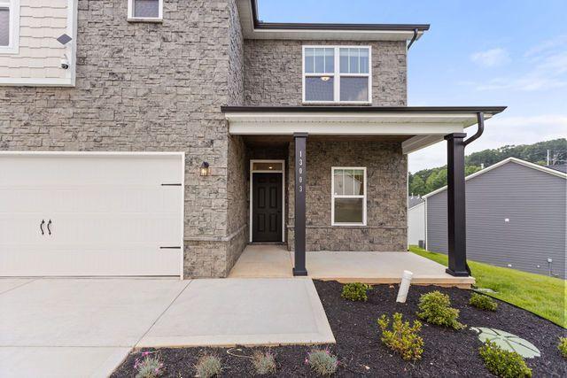 Amber Vista community exterior showing landscaping and architectural details in Hardin Valley