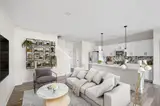 Allston living area - new construction rental home