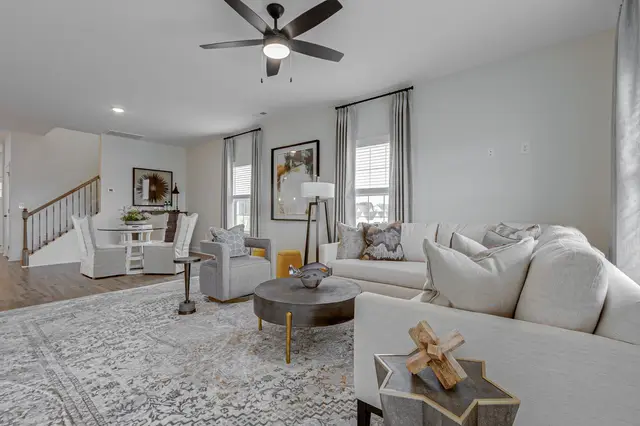 Preston Park open concept living space with balcony access